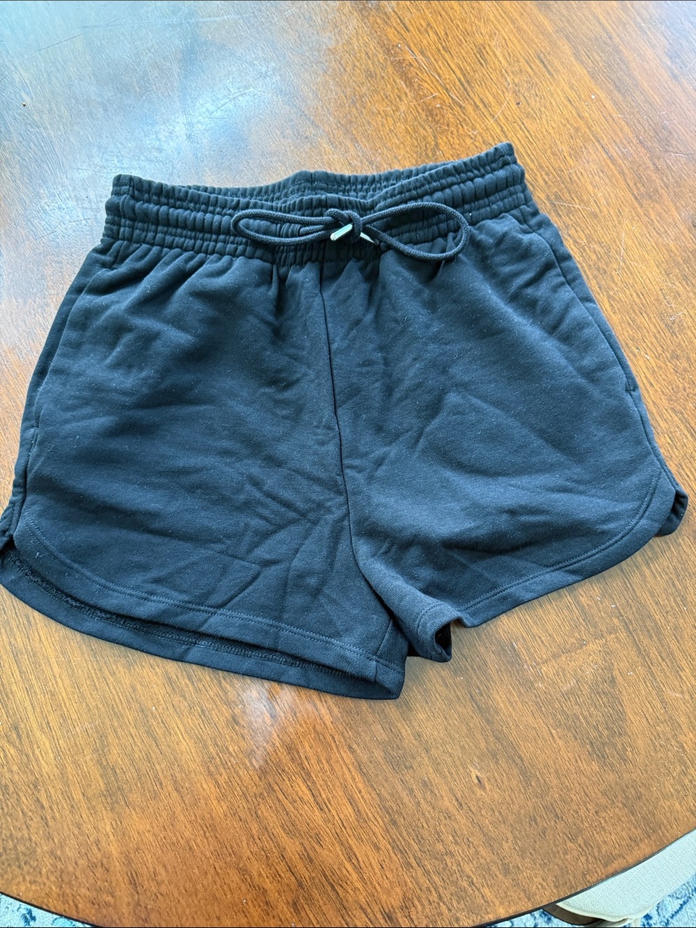 H&M Black Athletic Drawstring Shorts